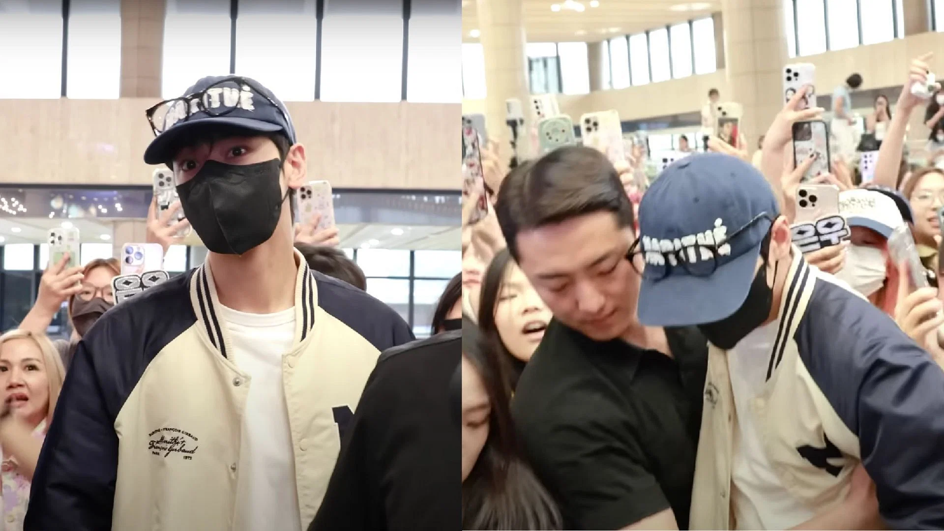 cha eun woo airport mobbing